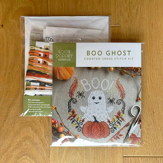 Boo Ghost - Cross Stitch Kit